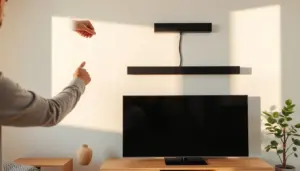 mount soundbar above tv
