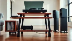 record player stand