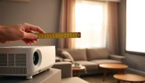projector distance calculator