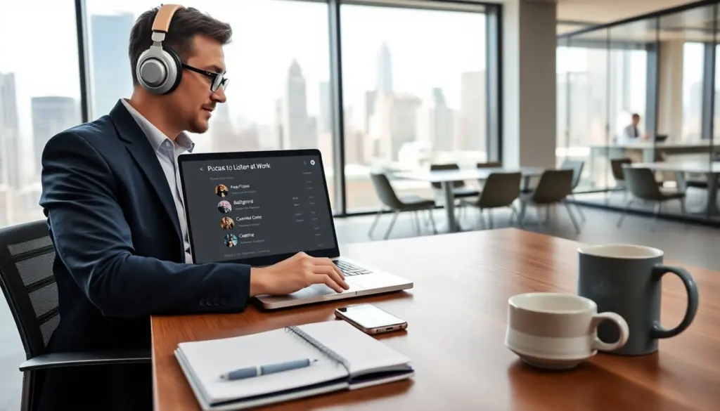 The Best Podcasts To Listen To At Work: Focused, Uplifting, And No-Drama Picks For 2026