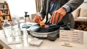 how to clean vinyl records at home